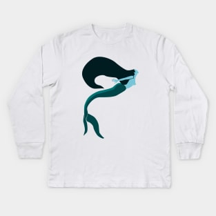 Little mermaid. Kids Long Sleeve T-Shirt